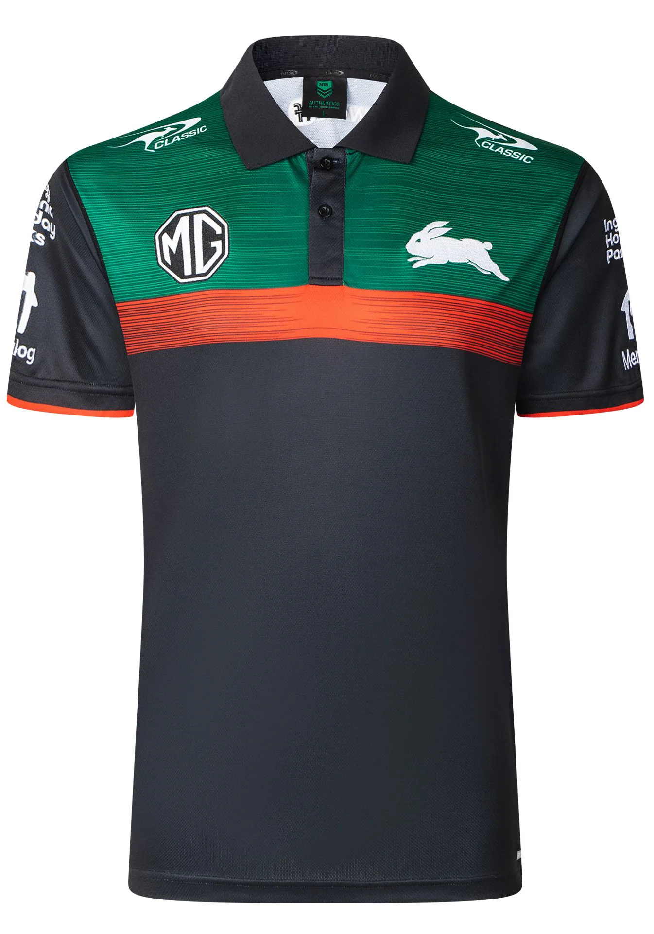 South Sydney Rabbitohs 2025 NRL Mens Players Polo Shirt