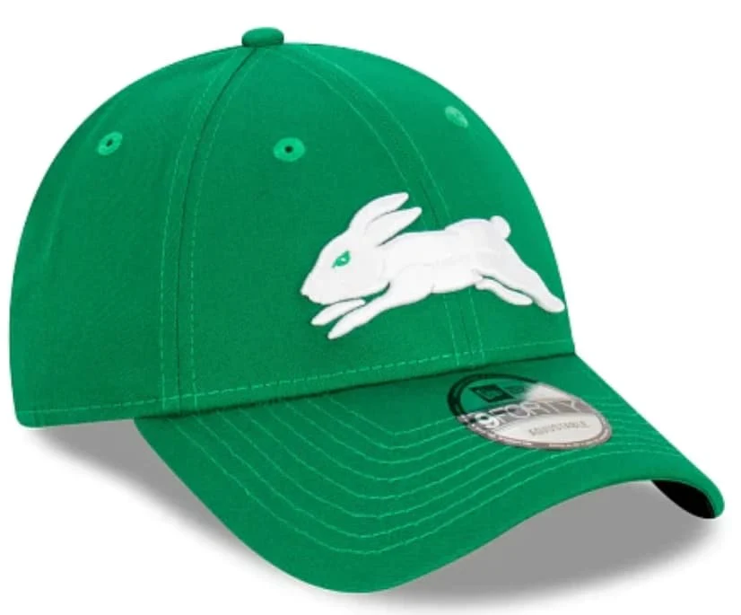 South Sydney Rabbitohs 2026 NRL New Era 9FORTY Cloth Strap Cap - Image 2