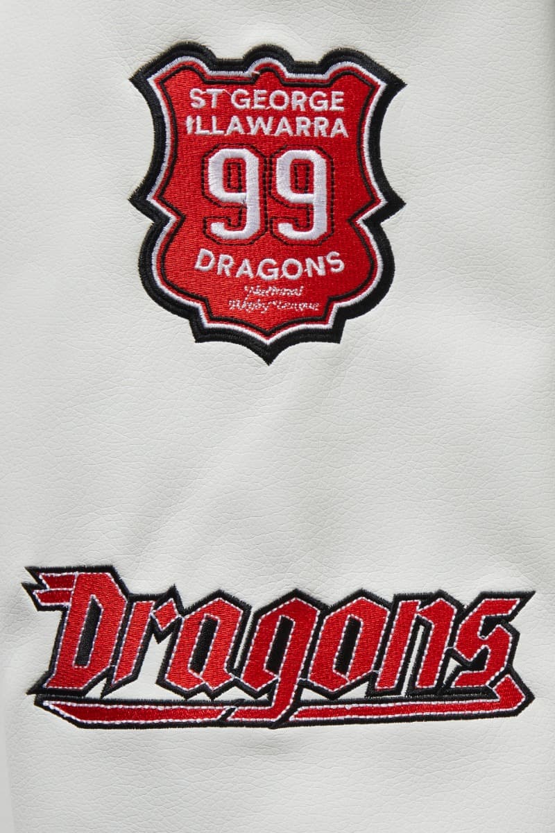 St George Dragons NRL Mens Varsity Jacket ***OVERSIZE PRODUCT*** - Image 3