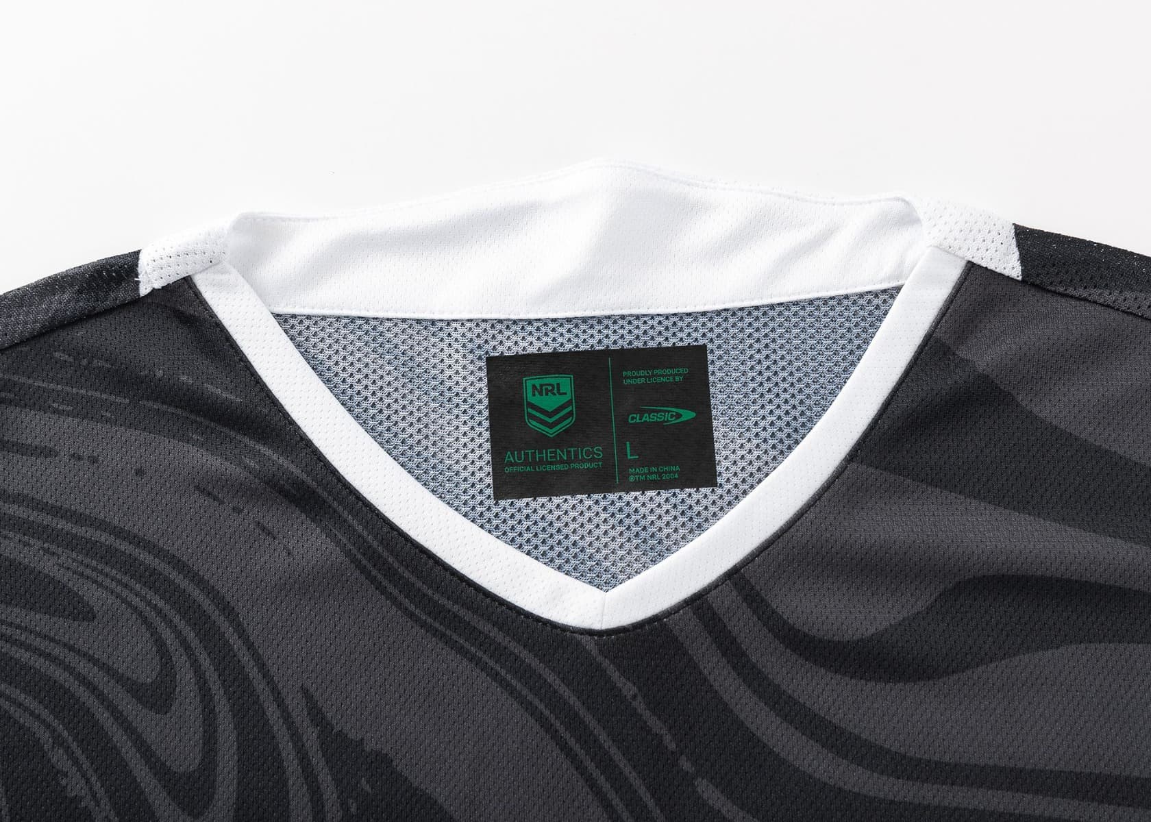 St George Dragons 2025 NRL Mens Black Training Shirt - Image 3