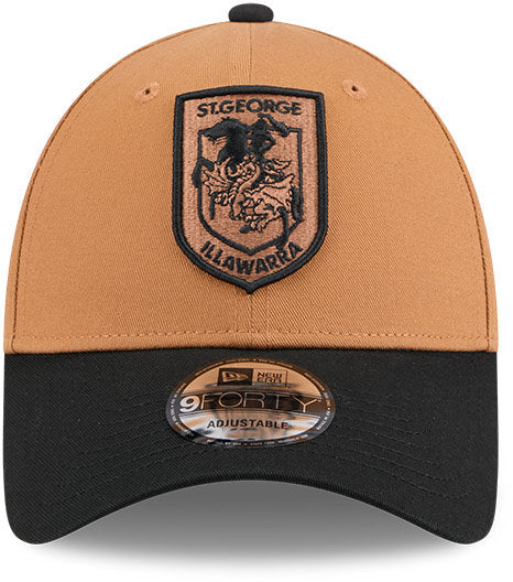 St George Dragons 2026 NRL 9FORTY New Era Two Tone Brown Cap - Image 3