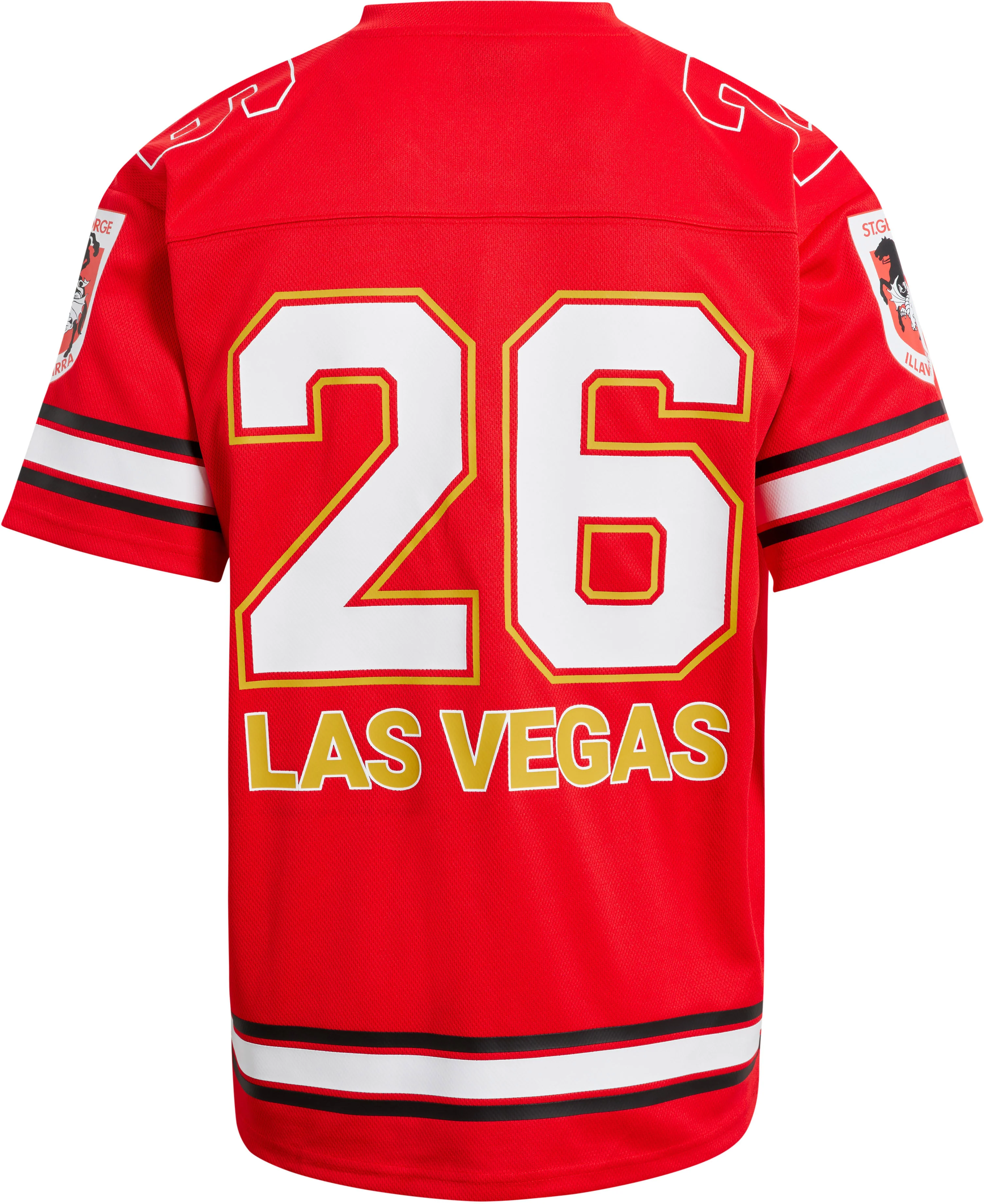 St George Dragons 2026 NRL Mens Las Vegas Grid Iron Jersey - Image 2