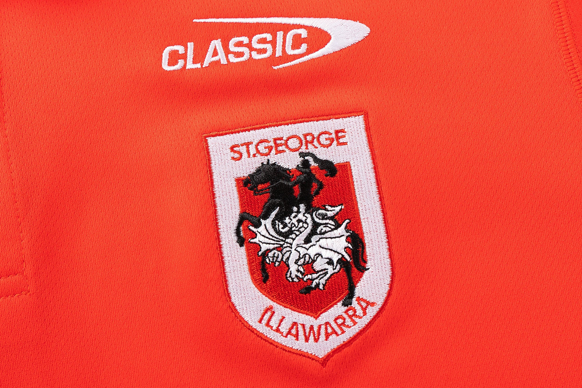 St George Dragons 2026 NRL Mens Red Media Polo Shirt - Image 5
