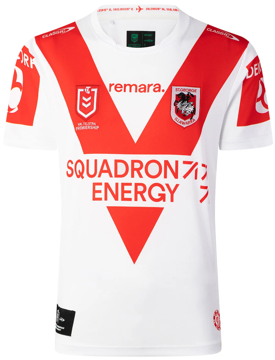 St George Dragons 2026 NRL Mens 'Fire & Ice' Vegas Jersey - Image 2