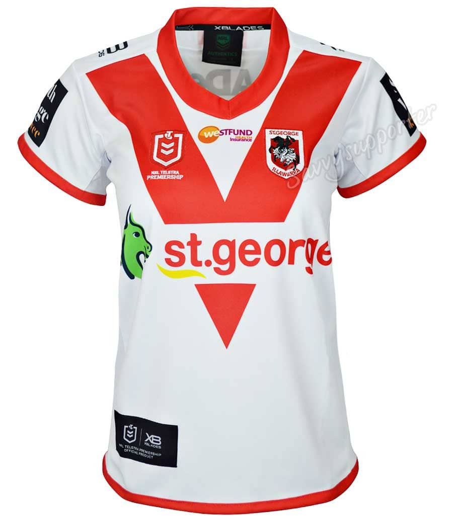 St George Dragons Ladies NRL Home Jersey - Image 3
