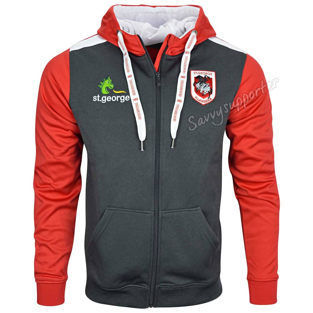 St George Dragons NRL Mens Team Hoodie - Image 2