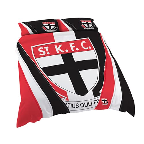 St Kilda Saints AFL Quilt Cover Set Single Double Queen - Image 7