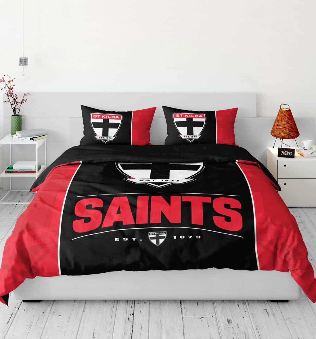 St Kilda Saints AFL 2026 Queen Quilt Cover Set