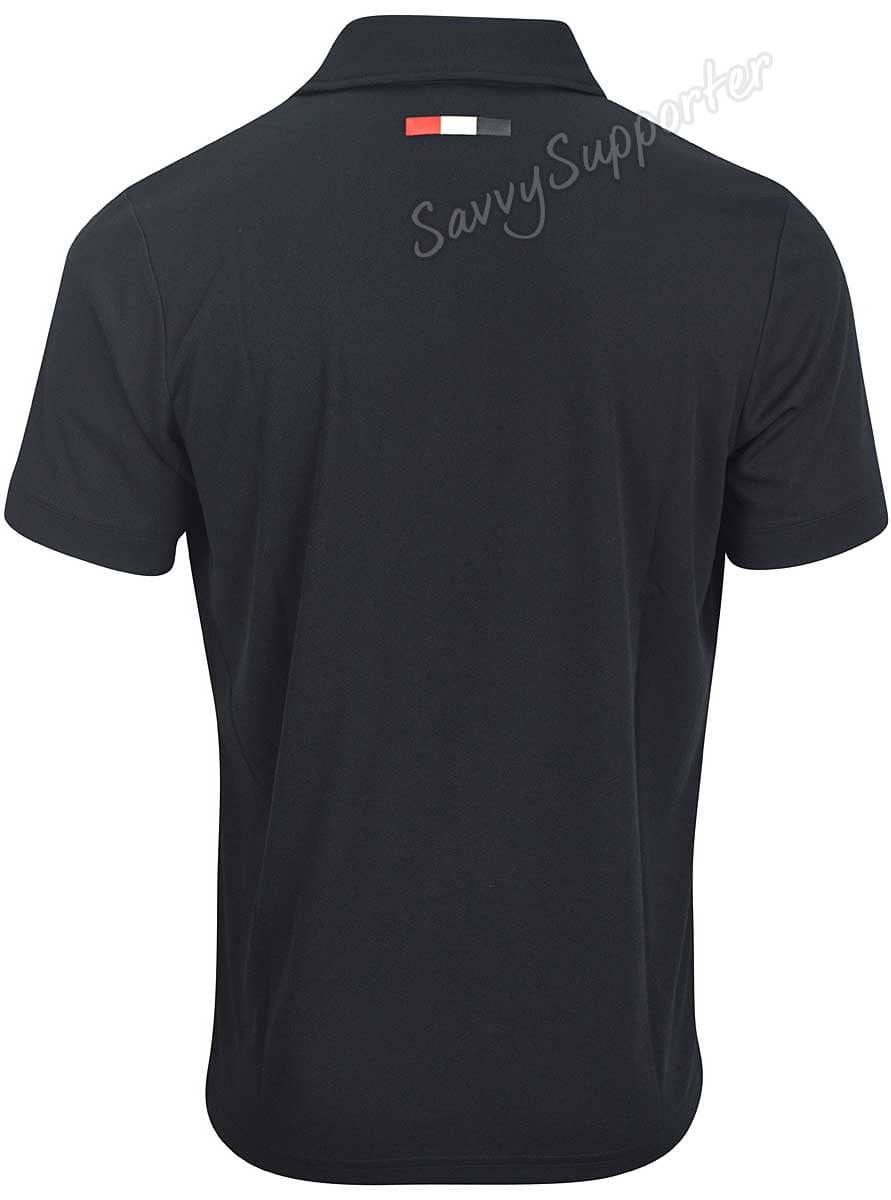 St Kilda Saints AFL Black Media Polo Shirt - Image 3