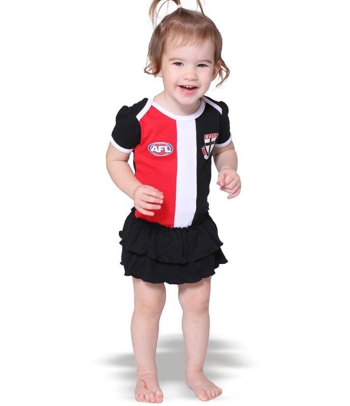 St Kilda Saints AFL Girls Baby Footysuit - Image 9