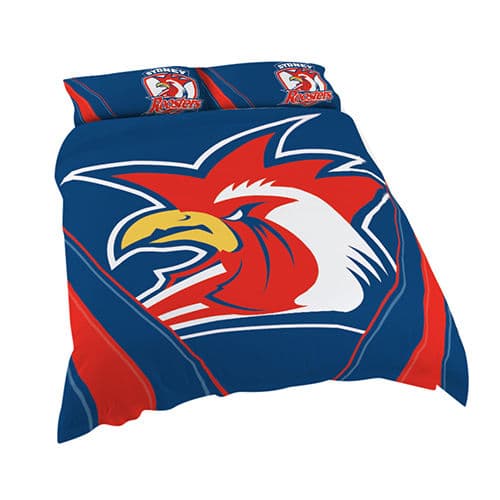 Sydney Roosters 2024 NRL Quilt Cover Set Doona Single Double Queen King - Image 9