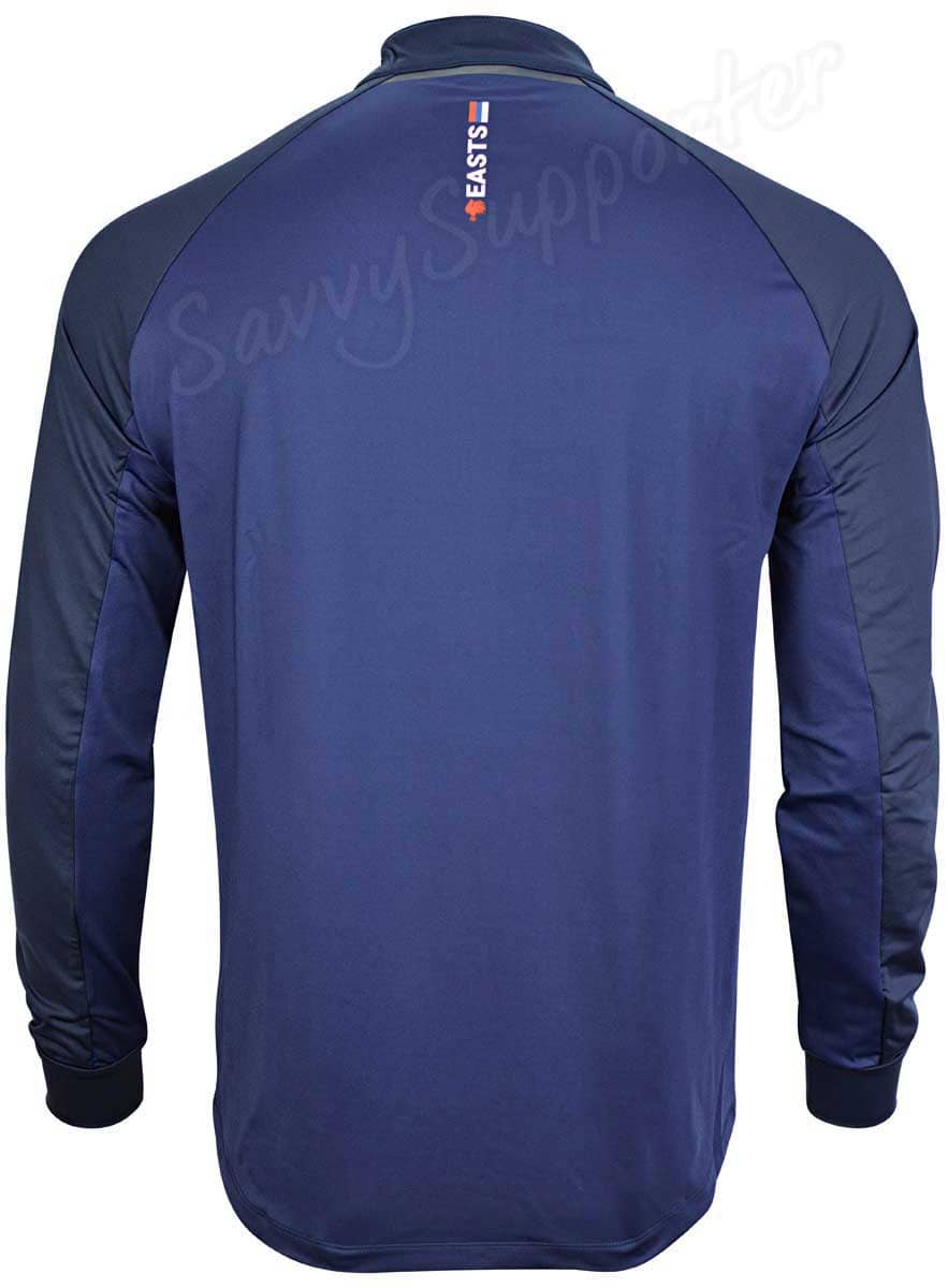 Sydney Roosters NRL Mens Navy Training Quarter Zip Top - Image 4