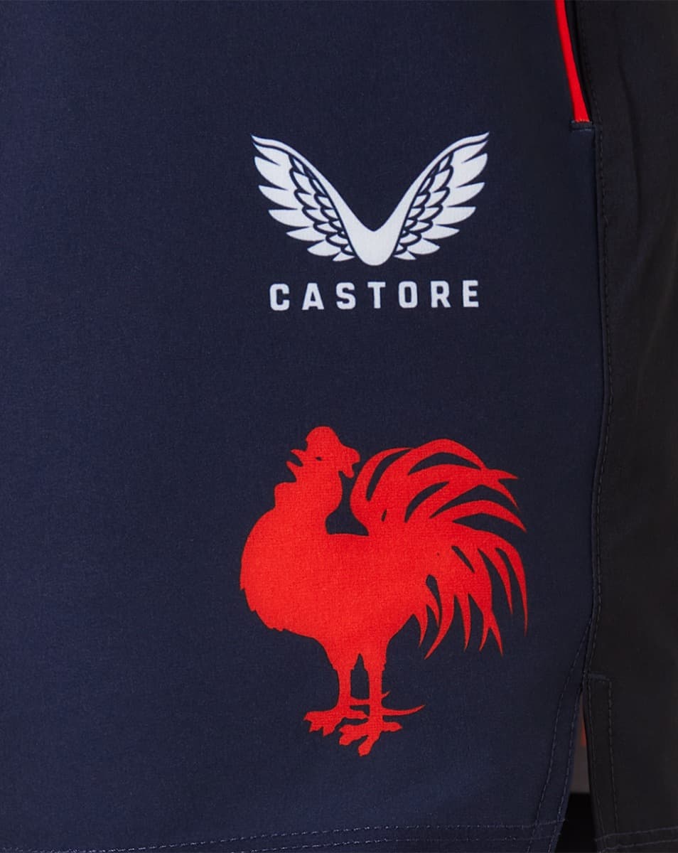 Sydney Roosters Castore NRL Mens Navy Training Shorts - Image 2