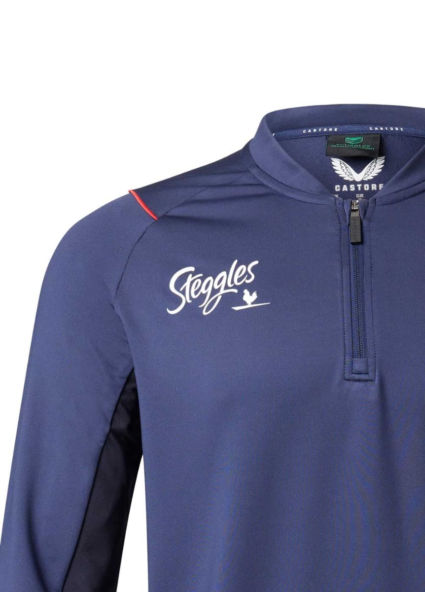 Sydney Roosters 2023 NRL Mens 1/4 Zip Training Top - Image 2