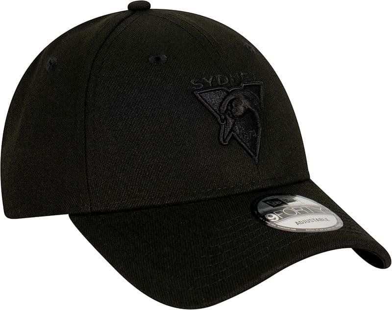 Sydney Swans 2026 AFL New Era Black 9FORTY Snapback Cap - Image 2