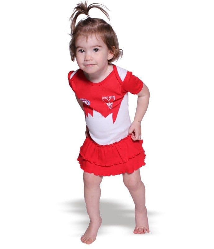 Sydney Swans AFL Girls Baby Footysuit - Image 5