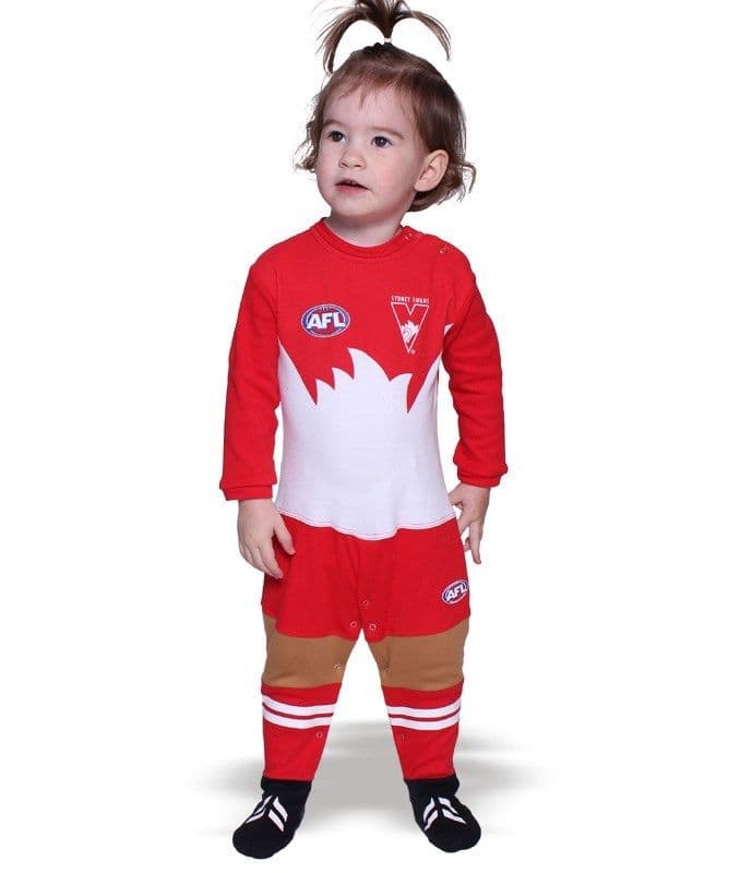 Sydney Swans AFL Infant Toddler Onesie Footysuit - Image 7
