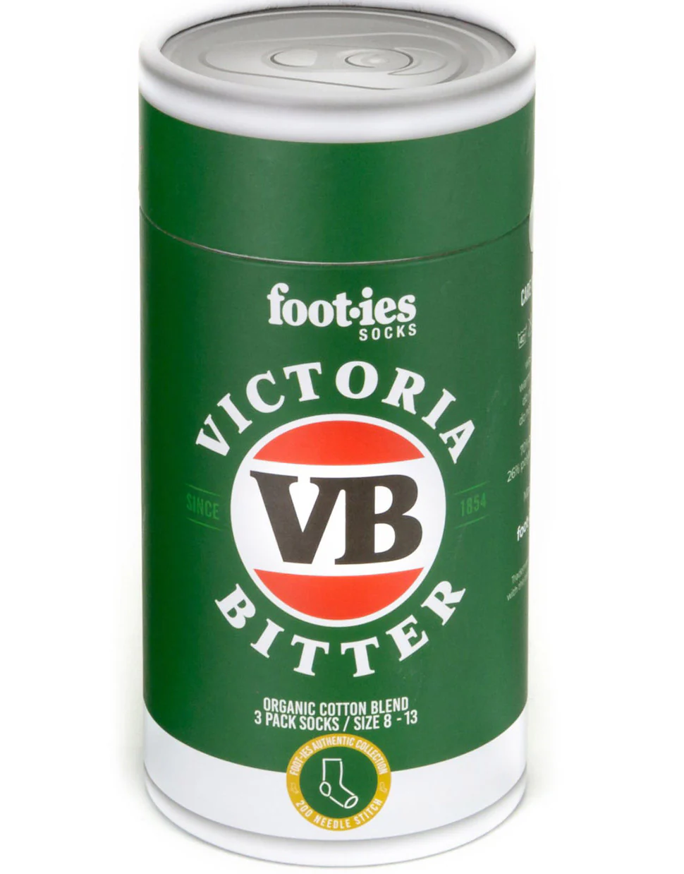 VB Organic Cotton Sock 3 Pack Gift Can - Image 2