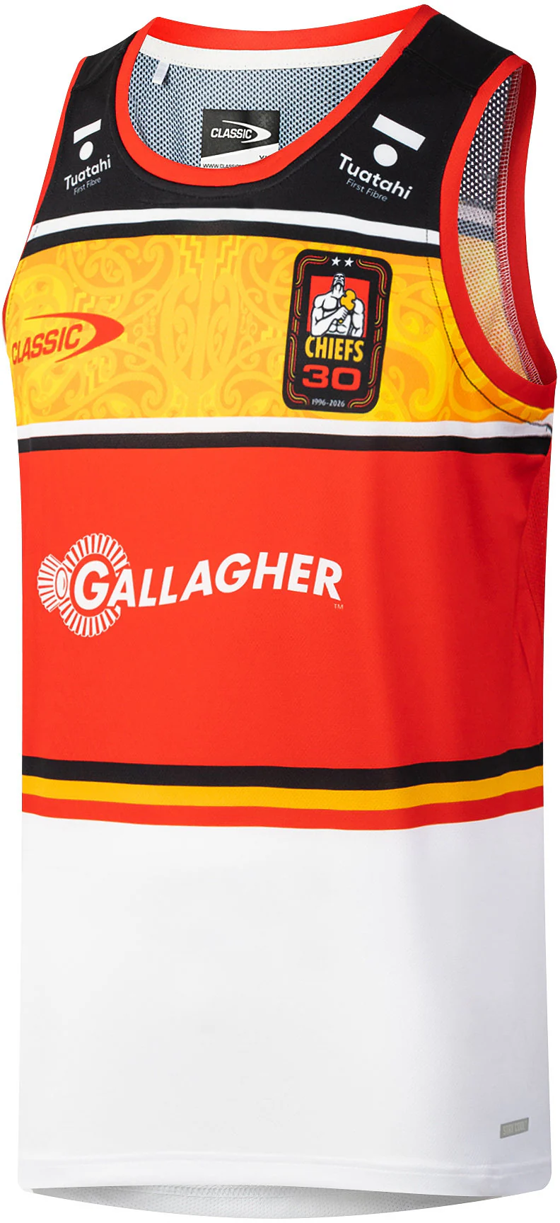 Waikato Chiefs 2026 Rugby Union Mens White Training Singlet - Image 2