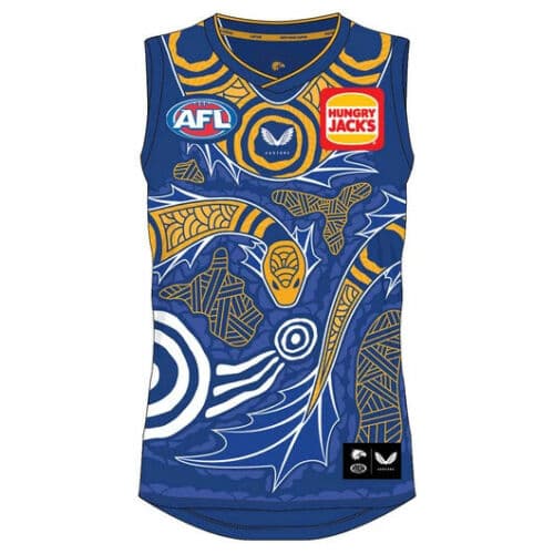 West Coast Eagles AFL Mens Indigenous Guernsey - Image 2