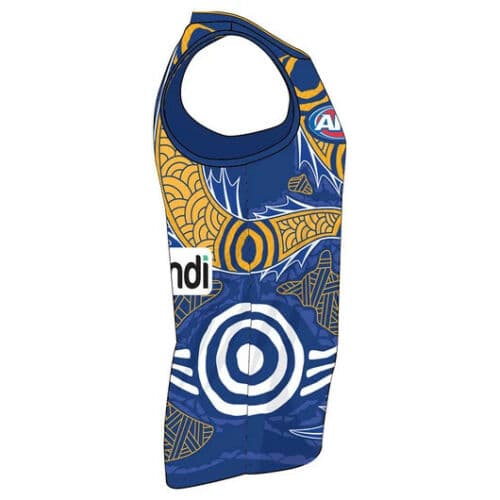 West Coast Eagles AFL Mens Indigenous Guernsey - Image 3