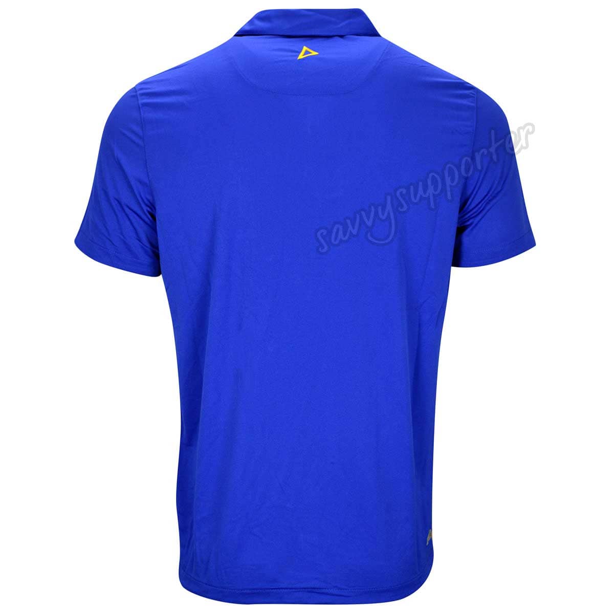West Coast Eagles AFL Royal Media Polo Shirt - Image 3
