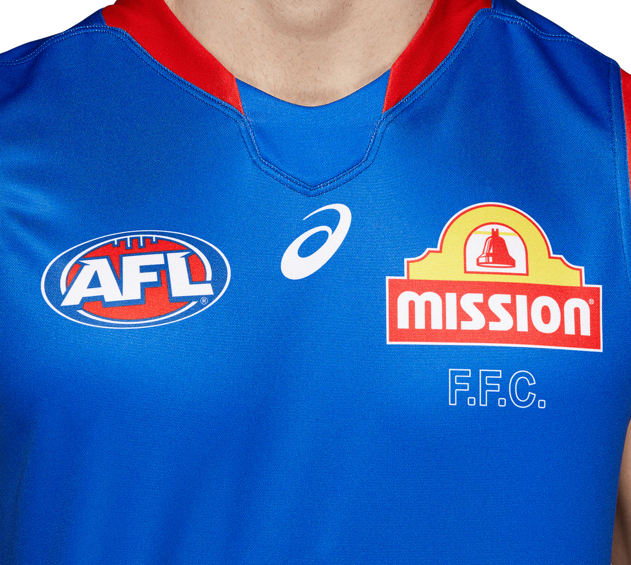 Western Bulldogs Mens AFL Mens Home Guernsey - Image 4