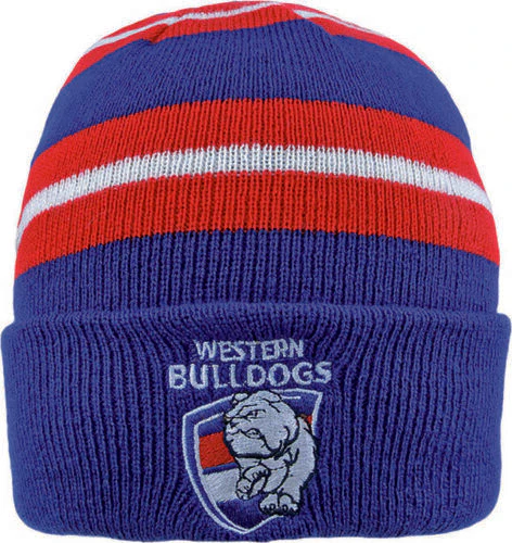 Western Bulldogs AFL Adults Wozza Beanie
