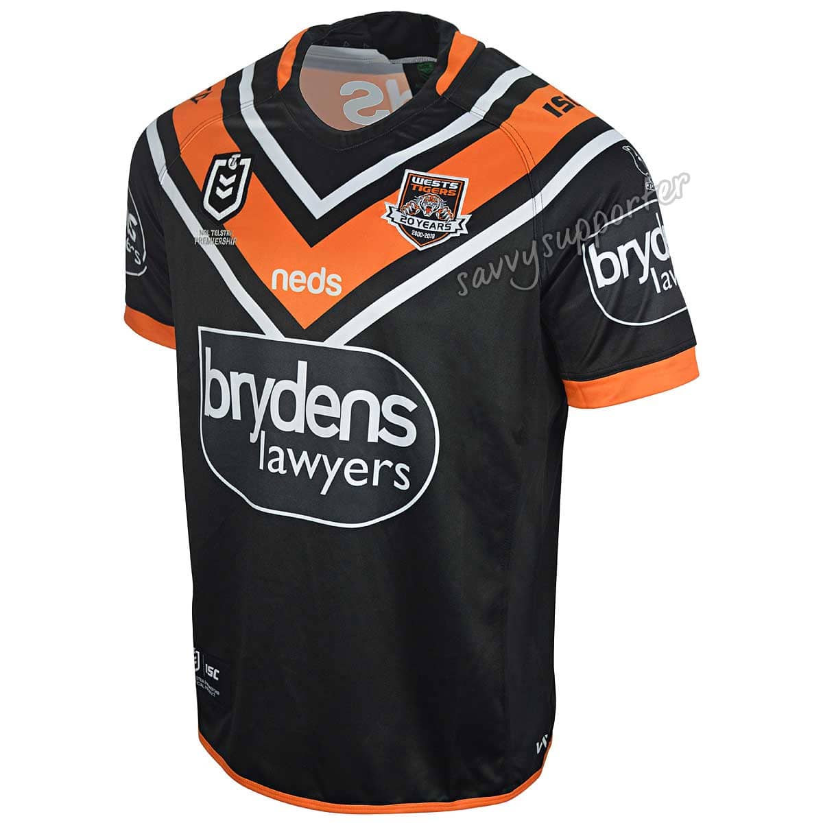 Wests Tigers Mens NRL Home Jersey - Image 2
