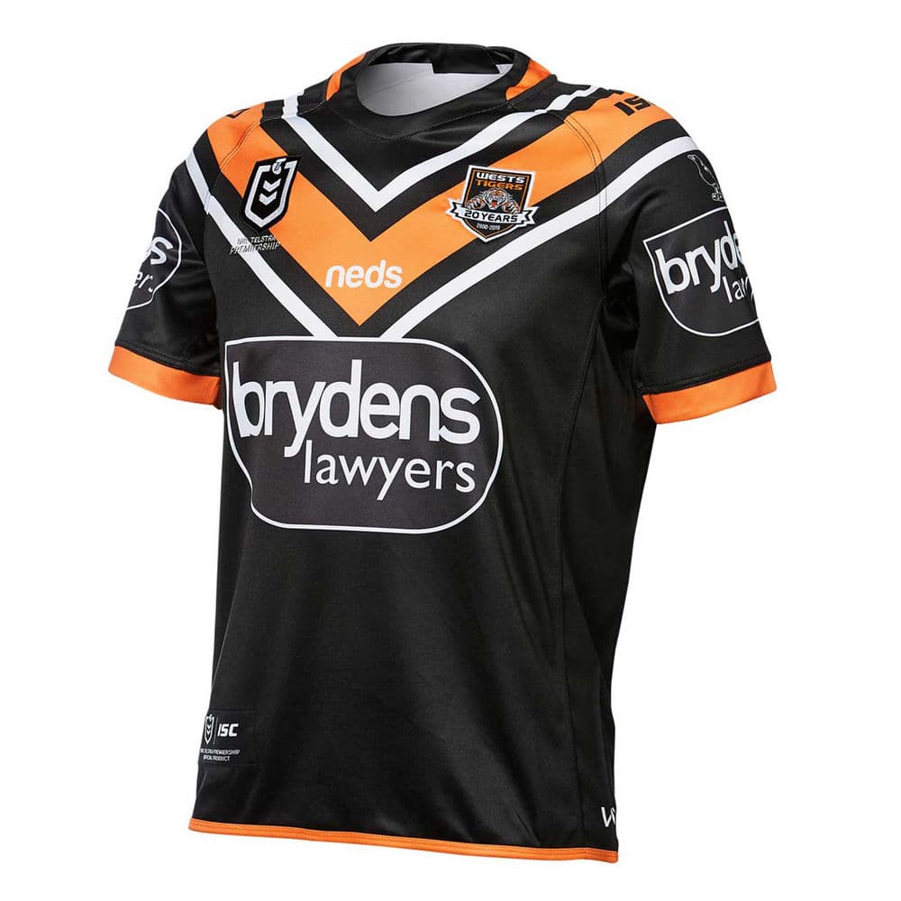 Wests Tigers Mens NRL Home Jersey - Image 5