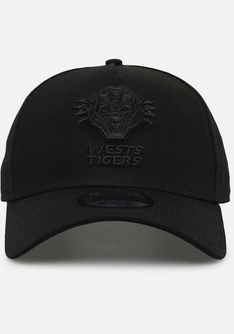 Wests Tigers 2026 NRL Black on Black 9FORTY Snapback Cap
