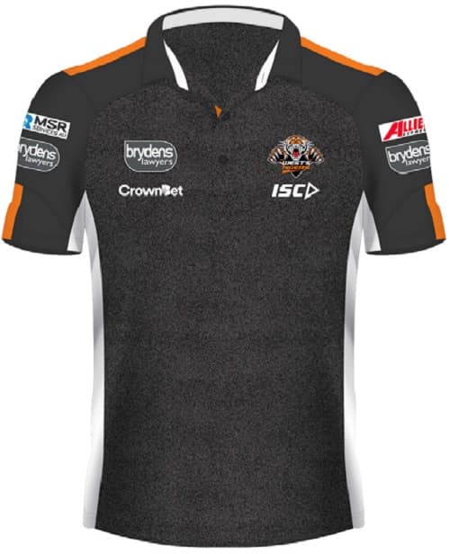 Wests Tigers NRL ISC Media Polo Shirt - Image 11