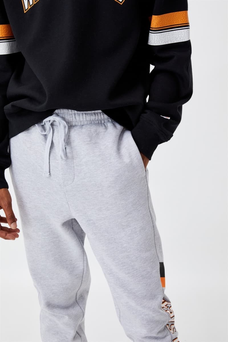 Wests Tigers NRL Mens Block Track Pants - Image 2