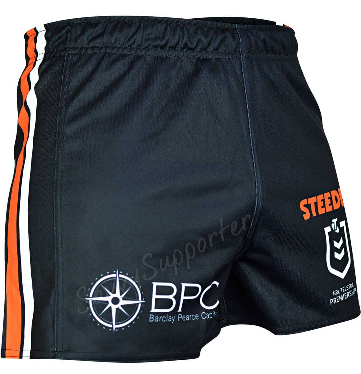 Wests Tigers NRL Mens Playing Shorts - Image 2
